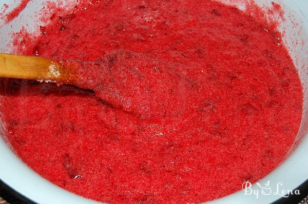 No-Cook Cornelian Cherry Jam - Step 9