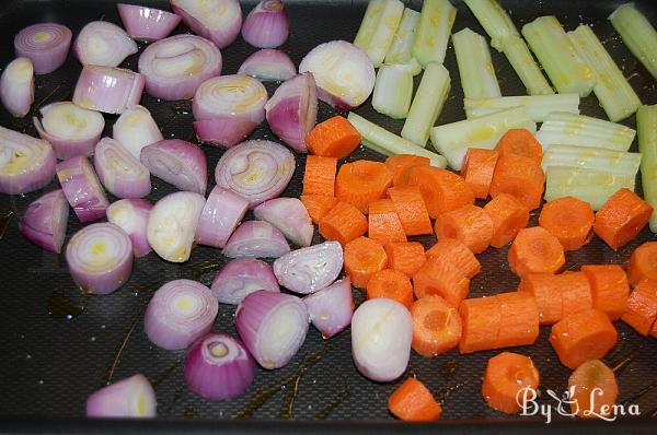 Chicken Rooster Stewed in Red Wine - Step 1