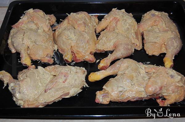 Roasted Poussin with Garlic, Lemon and Rosemary - Step 5