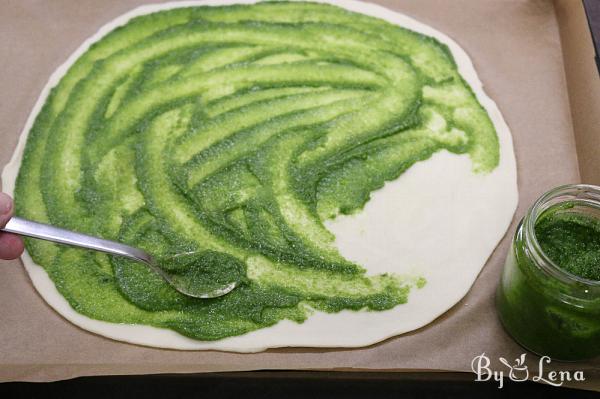 Puff Pastry Appetizer with Pesto - Step 5
