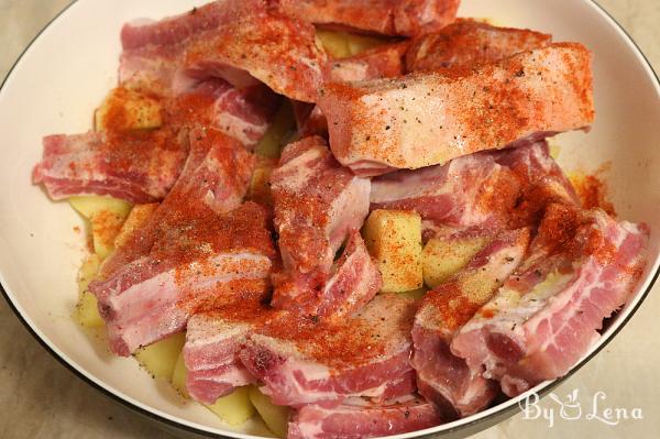 Easy Baked Pork Ribs, Sauerkraut and Potatoes - Step 4