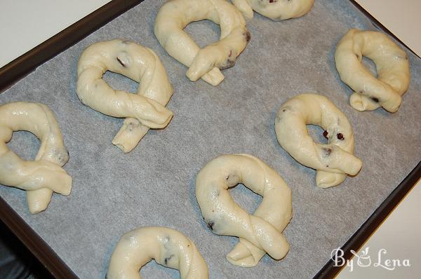 Homemade Soft Pretzels, with Raisins - Step 13