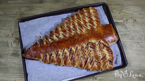 Christmas Tree Sweet Bread - Step 24