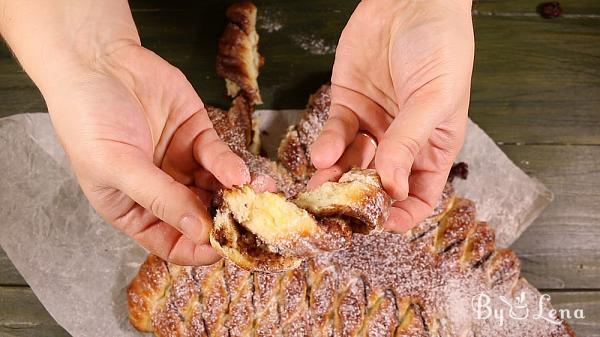 Christmas Tree Sweet Bread - Step 27