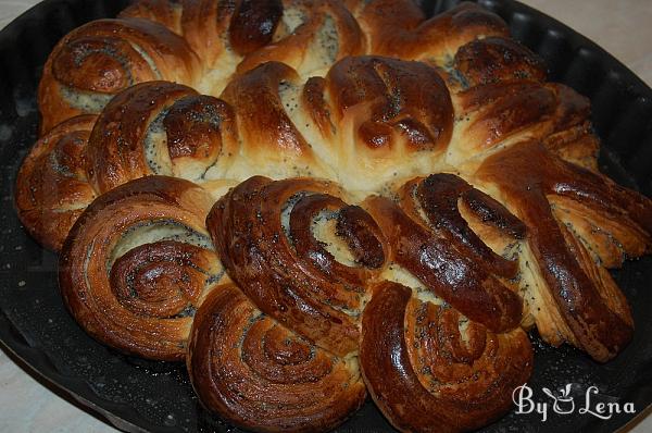 Sweet Flower Bread - Step 16