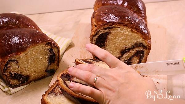 Chocolate Walnut Swirl Bread - Step 40