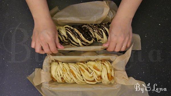 Babka with Chocolate or Orange Jam Filling - Step 20