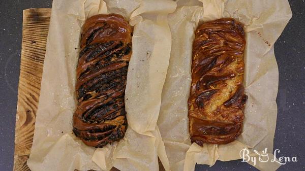 Babka with Chocolate or Orange Jam Filling - Step 24