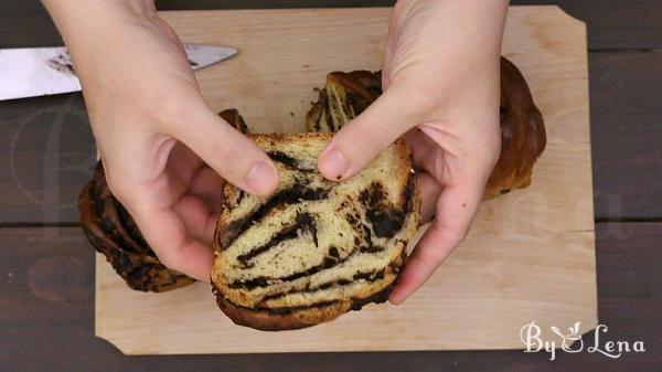 Babka with Chocolate or Orange Jam Filling - Step 26