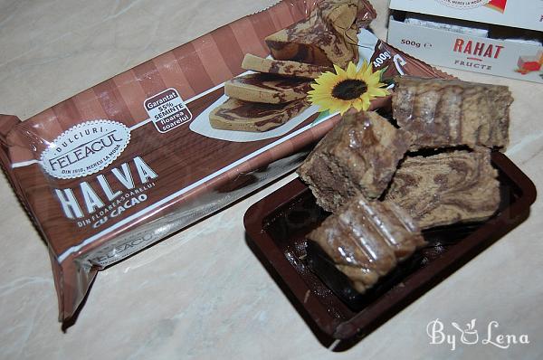 Vegan Sweet Bread with Halva and Turkish Delight - Step 12