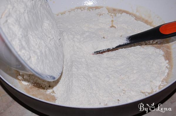 Vegan Sweet Bread with Halva and Turkish Delight - Step 5