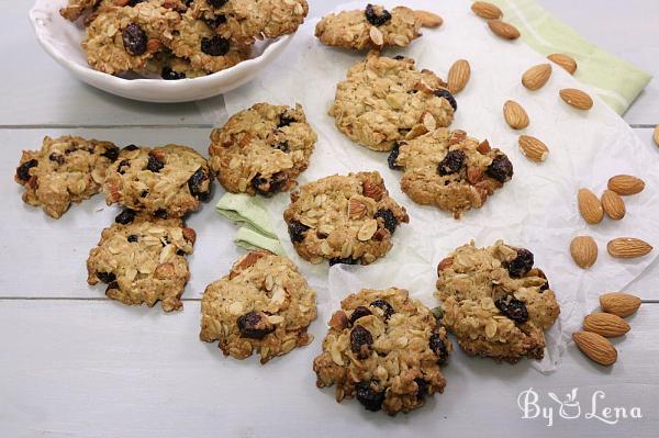 Cranberry Almond Oatmeal Cookies