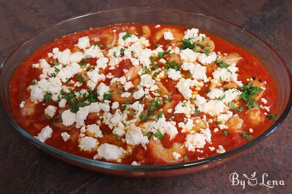 Easy Greek  Shrimp Saganaki - Step 12