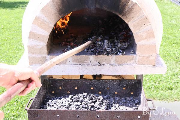 How to fire up the wood oven - Step 15