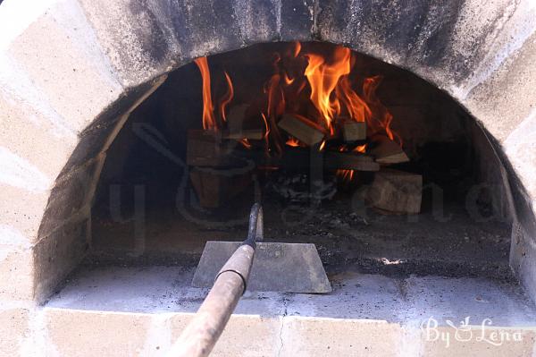 How to fire up the wood oven - Step 5
