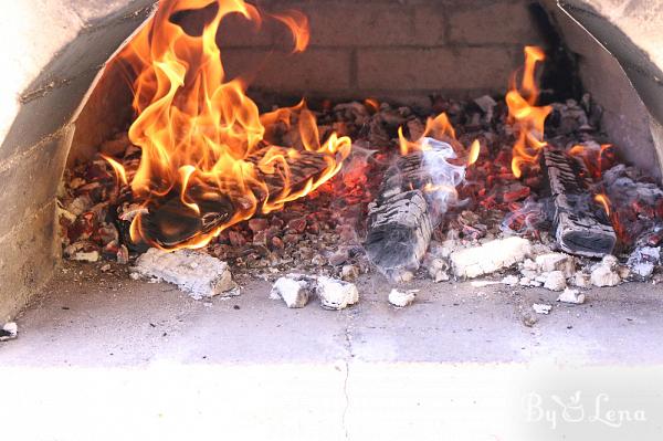 How to fire up the wood oven - Step 7