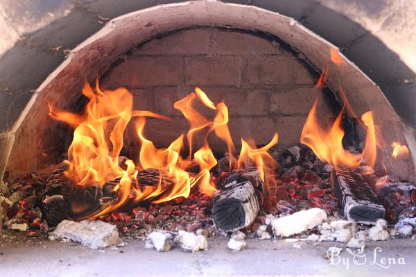 How to fire up the wood oven - Step 8