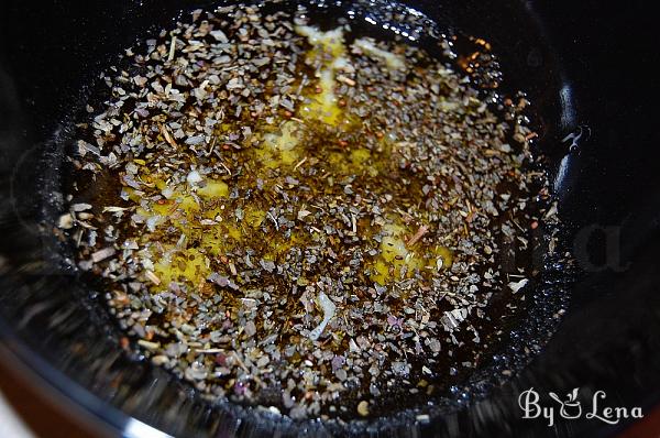 Savory Baked Pumpkin with Garlic and Basil - Step 2