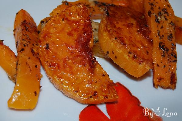 Savory Baked Pumpkin with Garlic and Basil - Step 5