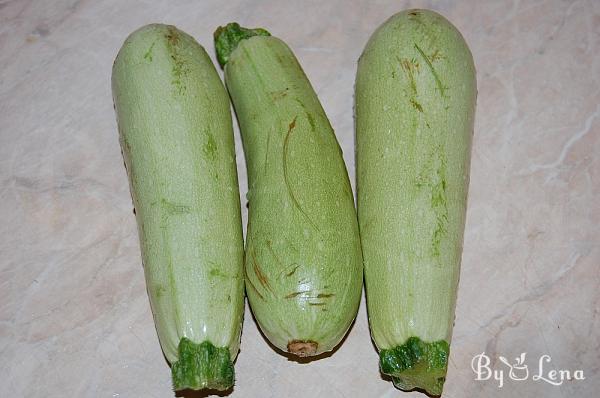 Cheese Zucchini Boats - Step 1