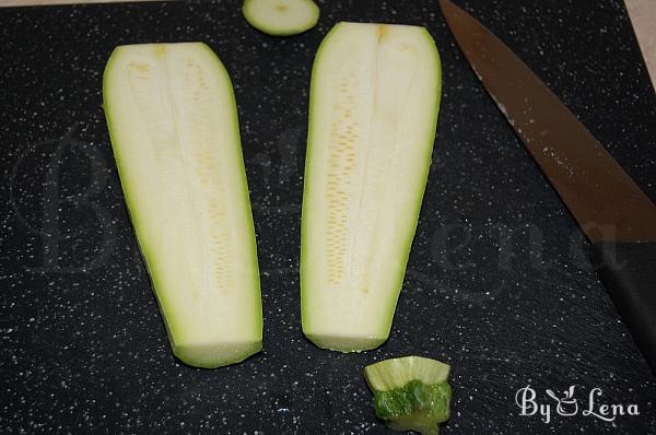 Cheese Zucchini Boats - Step 2