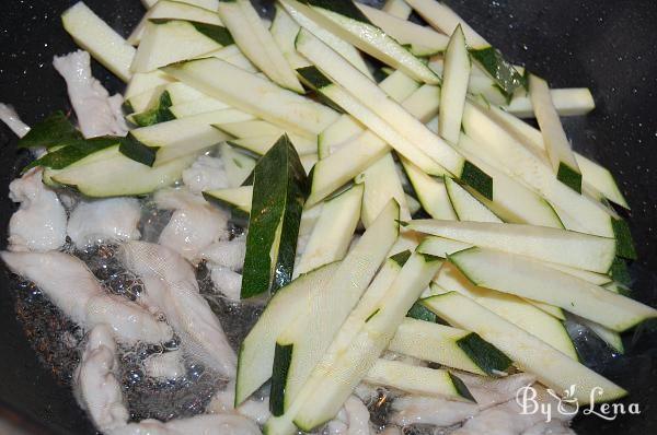 Zucchini Chicken Stri-Fry - Step 2