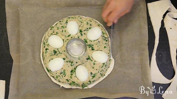 Meatloaf Puff Pastry Ring - Step 11