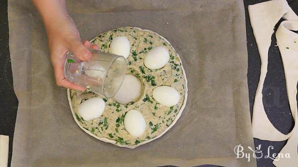 Meatloaf Puff Pastry Ring - Step 12