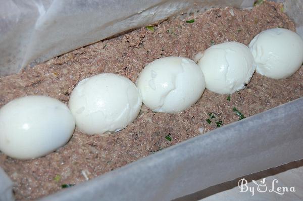 Romanian Easter Lamb Meatloaf - Drob - Step 9