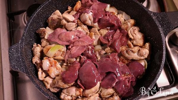 Chicken Liver Loaf with Eggs - Step 5