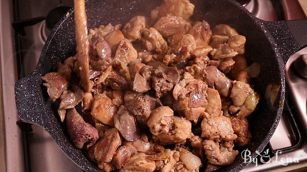 Chicken Liver Loaf with Eggs - Step 7