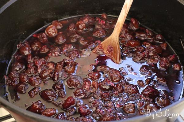 Rose Petals Cherry Jam - Step 8