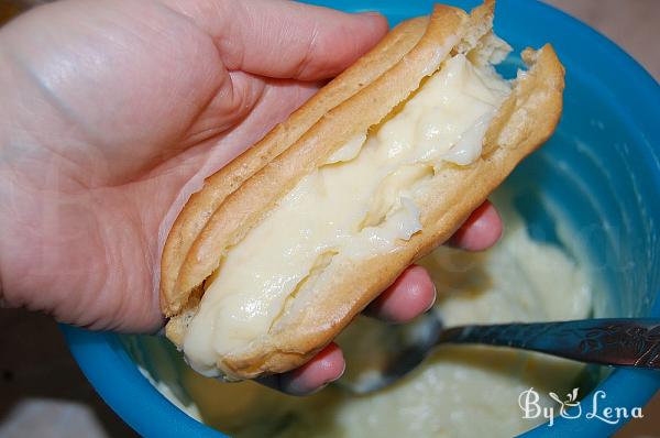 Eclairs with Vanilla Cream  - Step 13