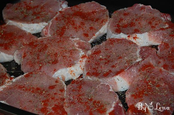 Oven Roasted Pork Chops with Garlic and Wine - Step 2