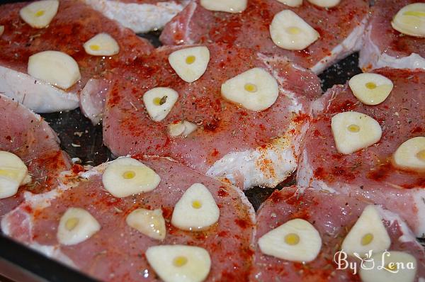 Oven Roasted Pork Chops with Garlic and Wine - Step 3