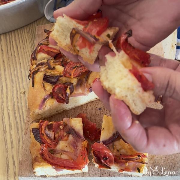Greek Focaccia - Ladenia - Step 17