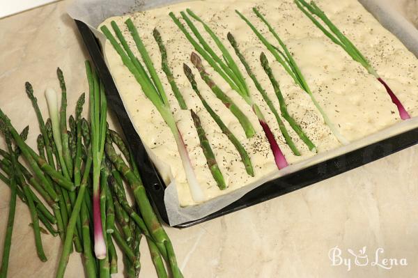 Asparagus and Spring Onion Focaccia Recipe - Step 12
