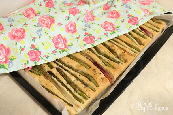 Asparagus and Spring Onion Focaccia Recipe - Step 14