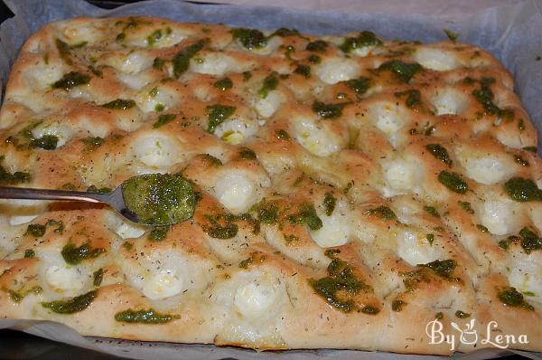 Focaccia With Pesto And Mozzarella - Step 16