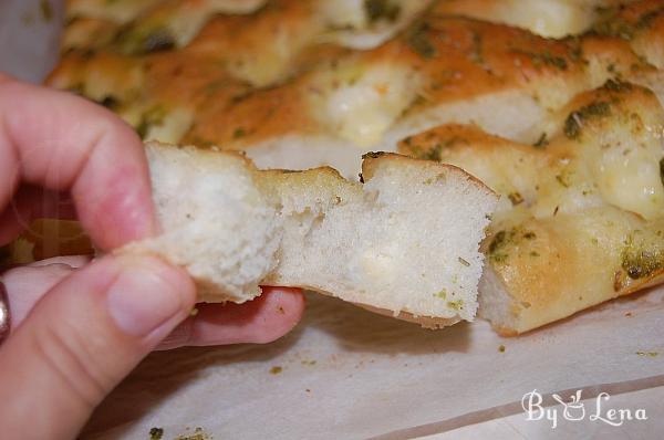 Focaccia With Pesto And Mozzarella - Step 18