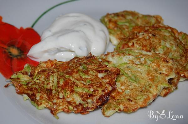 Light Zucchini and Cheese Fritters