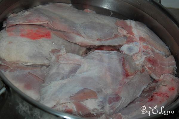 Pan-fried Lamb with Green Onions and Garlic - Step 1