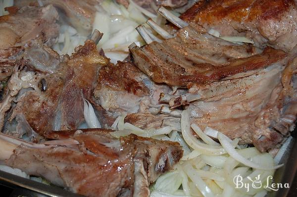 Moldovan Pan-fried Lamb with Green Onions and Garlic - Step 6