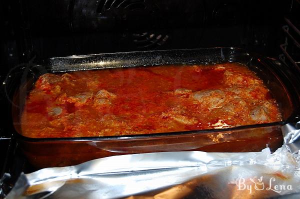 Oven Baked Pork Steak with Garlic and Tomatoes - Step 10