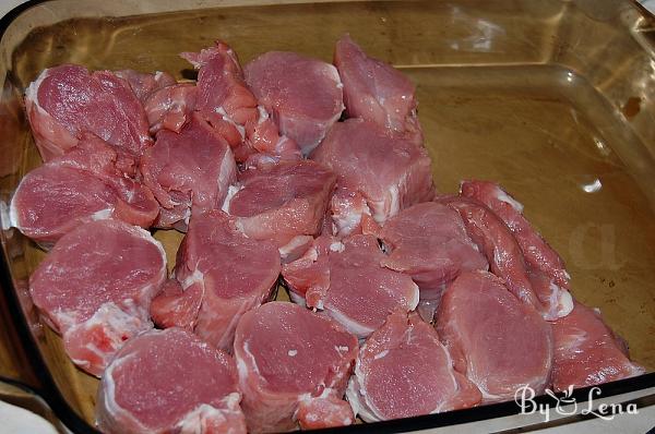 Oven Baked Pork Steak with Garlic and Tomatoes - Step 2