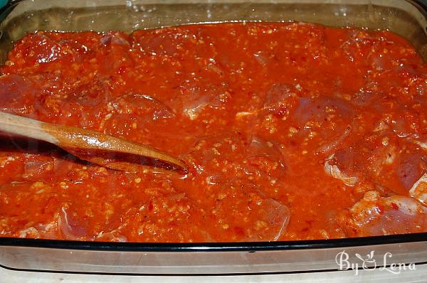 Oven Baked Pork Steak with Garlic and Tomatoes - Step 9