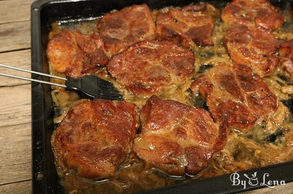 Roasted Pork Chops with Onions - Step 13