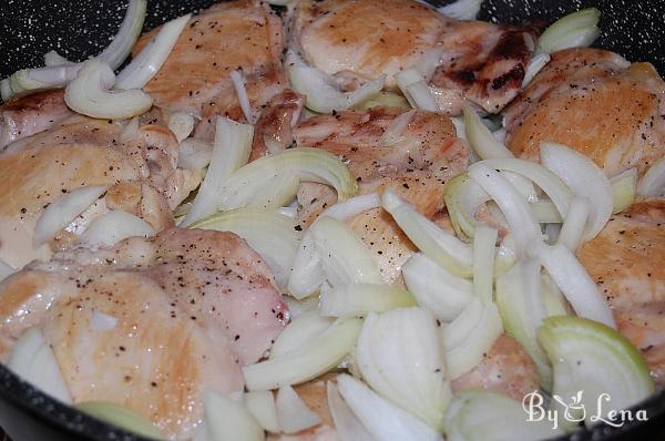 Pan-Seared Chicken Thighs with Onions - Step 4