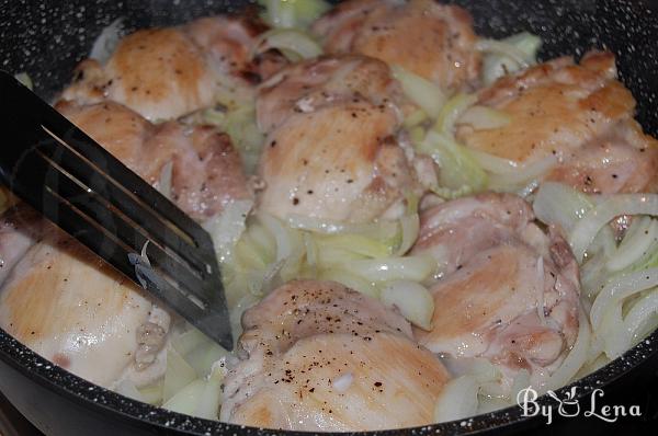 Pan-Seared Chicken Thighs with Onions - Step 6