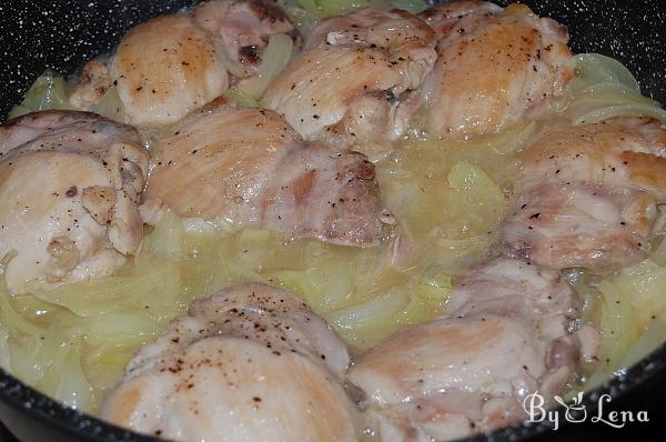 Pan-Seared Chicken Thighs with Onions - Step 7